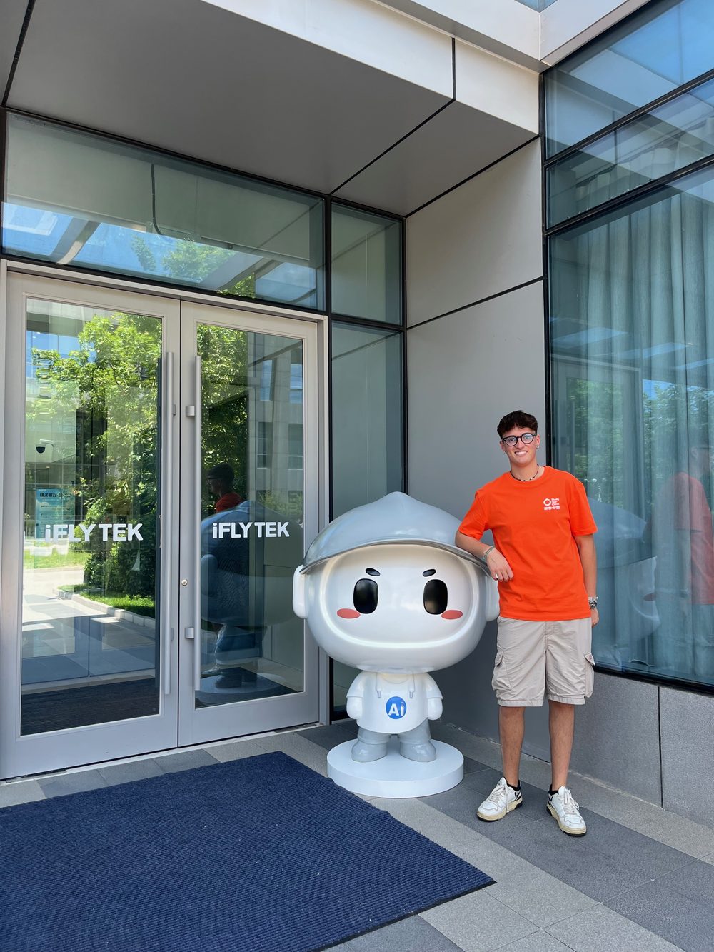 Carlo visiting iFLYTEK headquarters in China